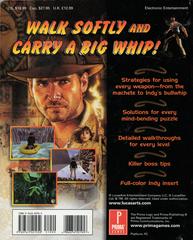 Rear | Indiana Jones and the Infernal Machine [Prima] Strategy Guide