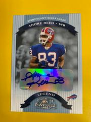 Andre Reed [Significant Signatures] #140 Football Cards 2002 Panini Donruss Classics Prices