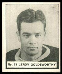 Leroy Goldsworthy Hockey Cards 1937 V356 World Wide Gum Prices