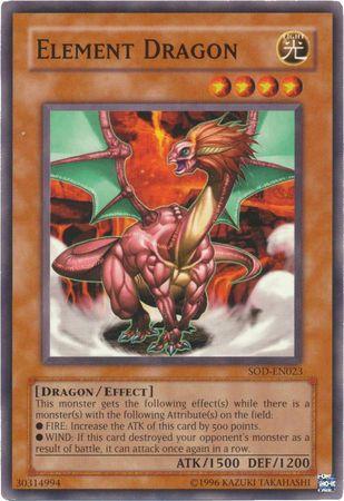 Element Dragon SOD-EN023 YuGiOh Soul of the Duelist