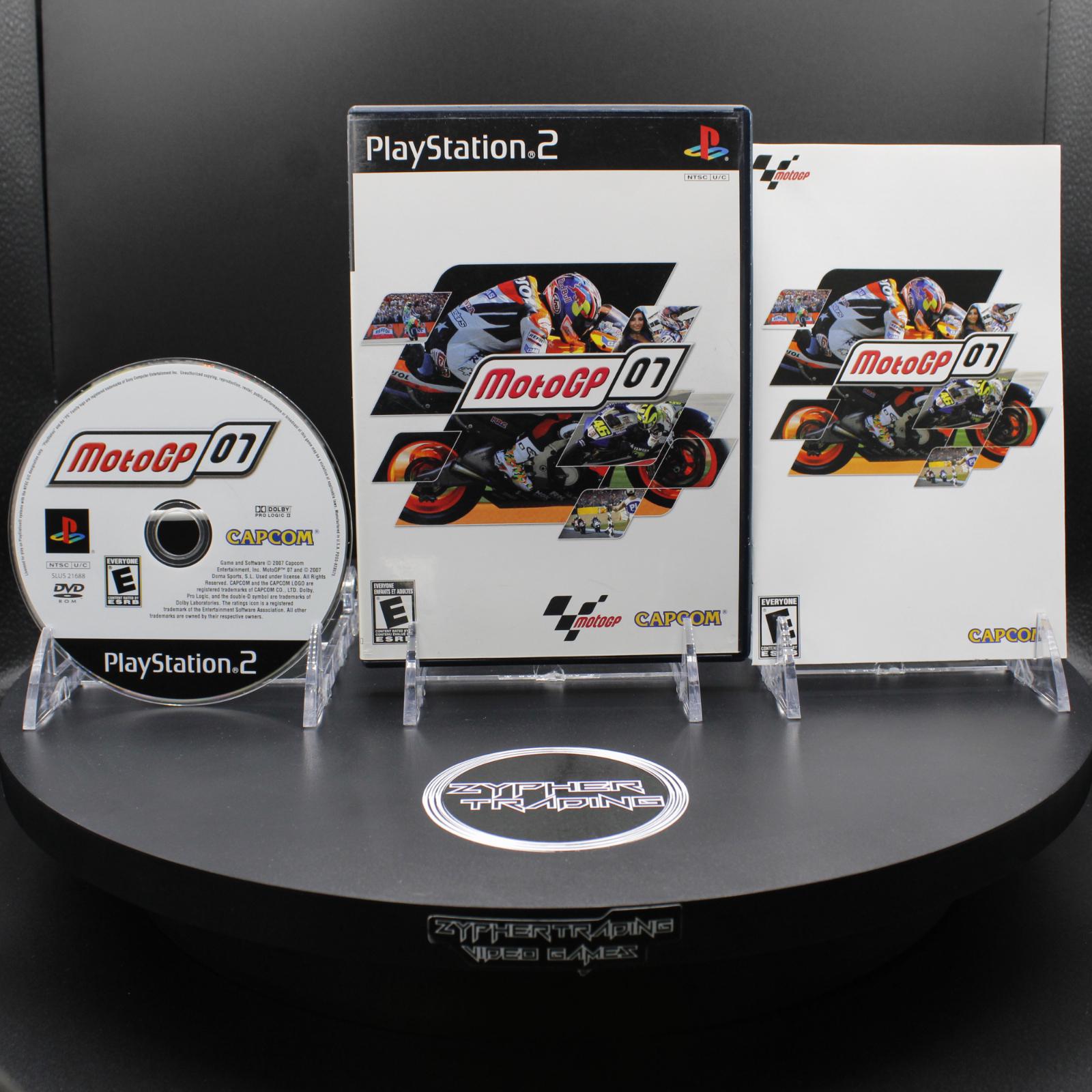 Jeu MotoGP 3 (FR) Pour PS2 - Version PAL - Avec Boîte Et Notice - Bon état