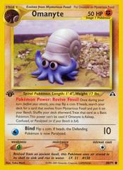 Omanyte [1st Edition] Pokemon Neo Discovery Prices