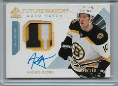 Anders Bjork [Future Watch Autograph Patch] #146 Hockey Cards 2017 SP Authentic Prices