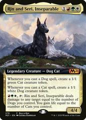 Rin and Seri, Inseparable [Extended Art Foil] Magic Core Set 2021 Prices