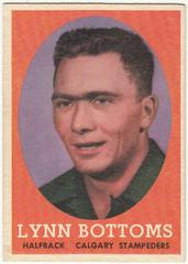 Lynn Bottoms #41 Football Cards 1958 Topps CFL Prices