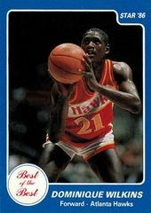 Dominique Wilkins #14 Basketball Cards 1986 Star Best Of The Best Prices