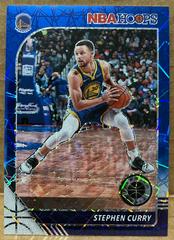Stephen Curry [Blue Laser] #59 Basketball Cards 2019 Panini Hoops Premium Stock Prices