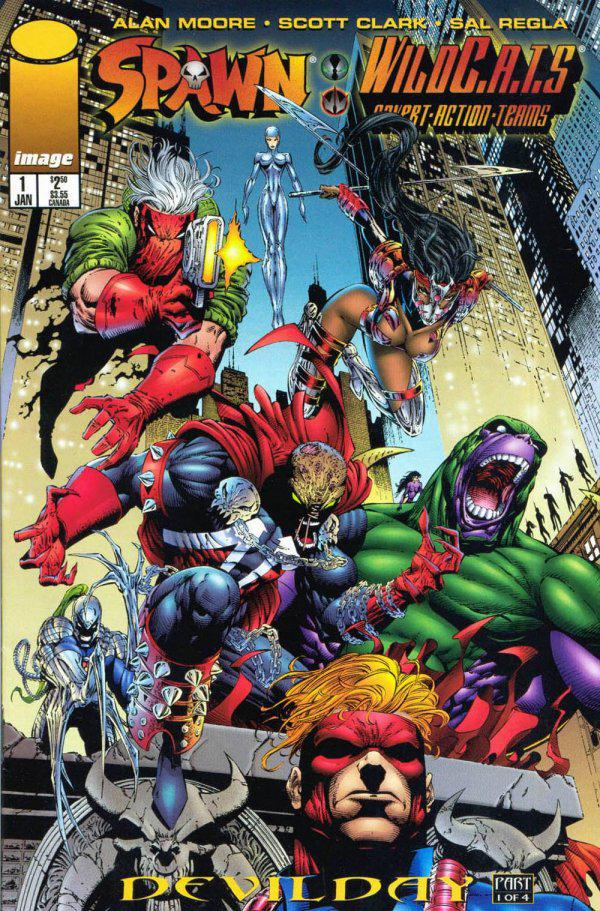 Spawn / WildC.A.T.s #1 (1996) Comic Books Spawn / WildC.A.T.S