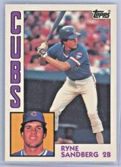 Ryne Sandberg #596 Baseball Cards 1984 Topps Tiffany Prices