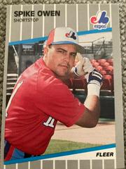 Spike Owen #U-98 Baseball Cards 1989 Fleer Update Prices