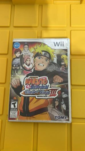 Naruto Shippuden Clash Of Ninja Revolution 3 Item Box And Manual Wii 7572