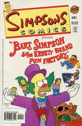 Simpsons Comics #41 (1999) Cover Art