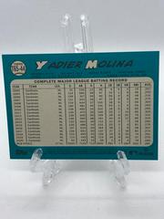 Back Of Card | Yadier Molina Baseball Cards 2021 Topps 1965 Redux