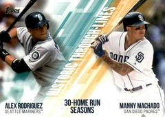 Alex Rodriguez / Manny Machado #HTL-14 Baseball Cards 2019 Topps Historic Through Lines Prices