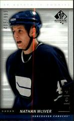 Nathan McIver Hockey Cards 2006 SP Authentic Prices