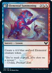 Elemental Summoning [Foil] Magic Strixhaven School of Mages Prices