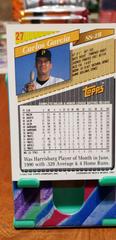 27 | Carlos Garcia Baseball Cards 1993 Topps Gold