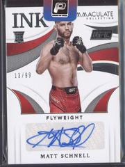 Matt Schnell Ufc Cards 2021 Panini Immaculate UFC Ink Autographs Prices