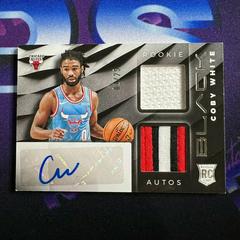 Coby White [Silver] Basketball Cards 2019 Panini Black Rookie Memorabilia Autographs Prices
