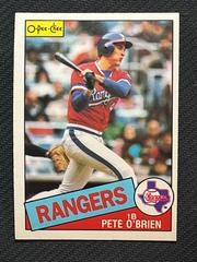 Pete O’Brien #196 Baseball Cards 1985 O Pee Chee Prices