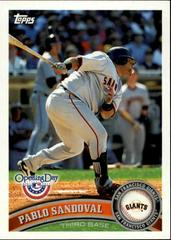 Pablo Sandoval Baseball Cards 2011 Topps Opening Day Prices