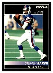 Stephen Baker #161 Football Cards 1992 Pinnacle Prices