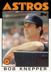 Bob Knepper #590 Baseball Cards 1986 Topps Prices