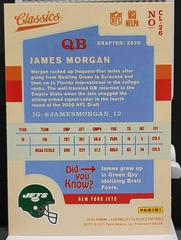 Back Of Card | James Morgan Football Cards 2020 Panini Chronicles Classics