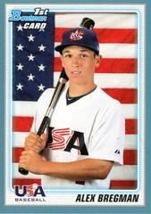 Alex Bregman [Blue] #BDPP95 Baseball Cards 2010 Bowman Draft Picks & Prospects Prices
