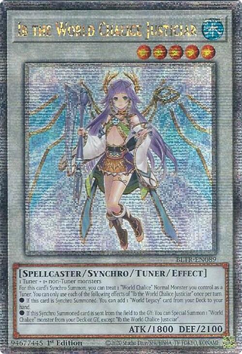 Ib the World Chalice Justiciar [Quarter Century Secret Rare] BLTR-EN089 ...