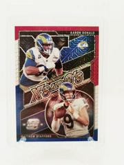 Aaron Donald, Matthew Stafford [Red White Blue] #XO-21 Football Cards 2021 Panini Contenders Optic Xs and Os Prices