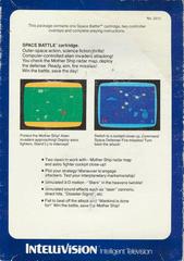 Back Cover | Space Battle Intellivision