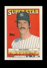 Ron Guidry #61 Baseball Cards 1988 Topps Stickercard Prices