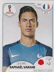 Raphael Varane [Black Back] Soccer Cards 2018 Panini World Cup Stickers Prices