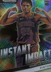 Marcus Sasser [Silver] #22 Basketball Cards 2023 Panini Prizm Instant Impact Prices