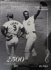 Ernie Banks Baseball Cards 2022 Topps Black and White Milestone Moment Prices