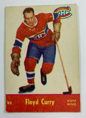 Floyd Curry #40 Hockey Cards 1955 Parkhurst Prices