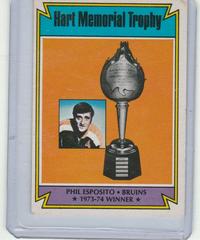 Phil Esposito [Hart Memorial Trophy] #244 Hockey Cards 1974 O-Pee-Chee Prices