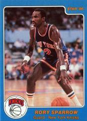 Rory Sparrow Basketball Cards 1986 Star Prices