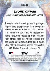 Back | Shohei Ohtani Baseball Cards 2023 Topps Stars of MLB