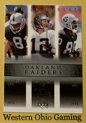 Rich Gannon, Tim Brown, Jerry Rice #81 Football Cards 2002 Upper Deck Honor Roll Prices