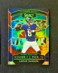 Lamar Jackson [Tie-Dye Prizm] #RS-12 Football Cards 2018 Panini Select Rookie Selections Prices