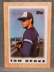 Tom Henke #76 Baseball Cards 1987 Topps Mini League Leaders Prices