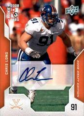 Chris Long [Autograph] Football Cards 2008 Upper Deck Draft Edition Prices