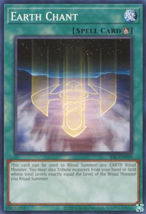 Earth Chant IOC-EN099 YuGiOh Invasion of Chaos: 25th Anniversary