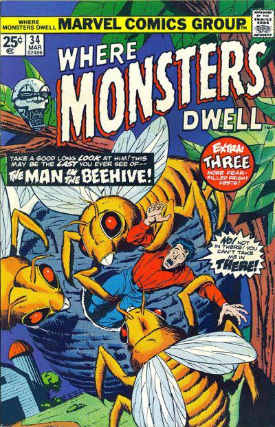 Where Monsters Dwell #34 (1975) Comic Books Where Monsters Dwell