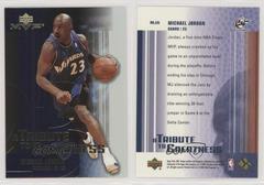 Michael Jordan #MJ6 Basketball Cards 2003 Upper Deck MVP A Tribute to Greatness Prices