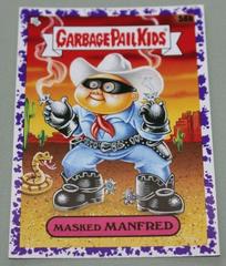 Masked MANFRED [Purple] #58b Garbage Pail Kids 35th Anniversary Prices