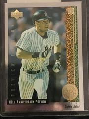 Derek Jeter #41 of 60 Baseball Cards 1998 Upper Deck 10th Anniversary Preview Prices