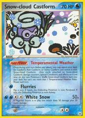 Snow-cloud Castform #25 Pokemon Hidden Legends Prices